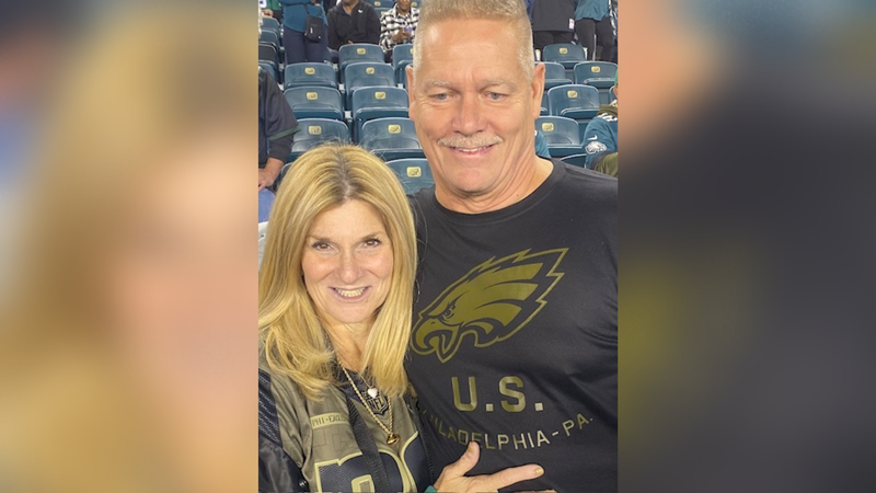 Kathy Hoover and her husband 
