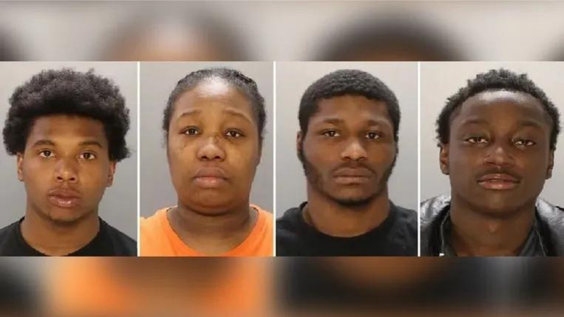 From left: Jordan Oliver-Williams, Lashawna Dantzler, Zahmir Mason, and Zamir Burton. 