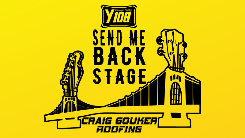 Y108 Craig Gouker Roofing Send Me Back Stage