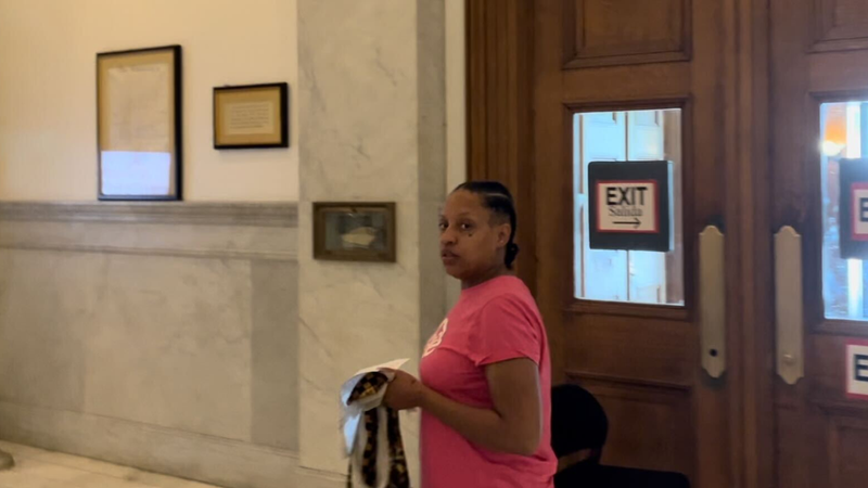 Arbetina Johnson Lowery after pleading guilty to homicide by vehicle DUI for death of 14 month old son on June 21, 2024.