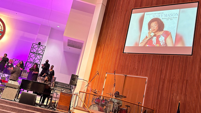 Mary Mason Funeral Service on Friday, Aug. 9, 2024.