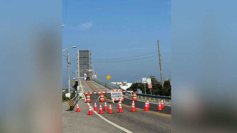 Middle Thorofare Bridge closure