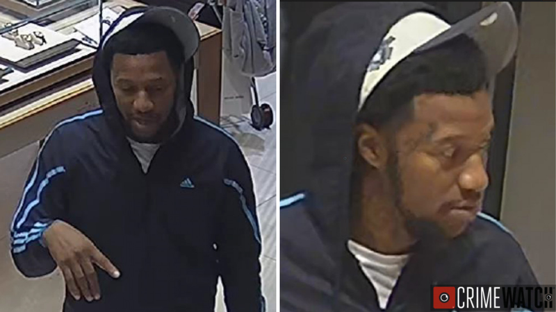 Man wanted for stealing watch at KOP Mall