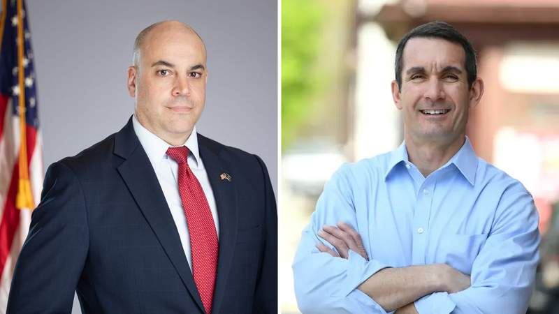 Republican Dave Sunday (left) and Democrat Eugene DePasquale (right)