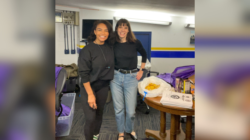Jamie Miller (left) and Cait Allen (right).