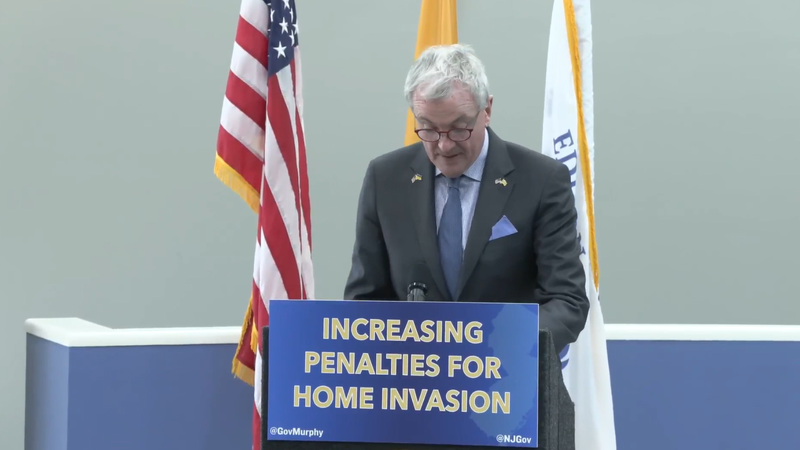 Gov. Phil Murphy introduces home invasion bill