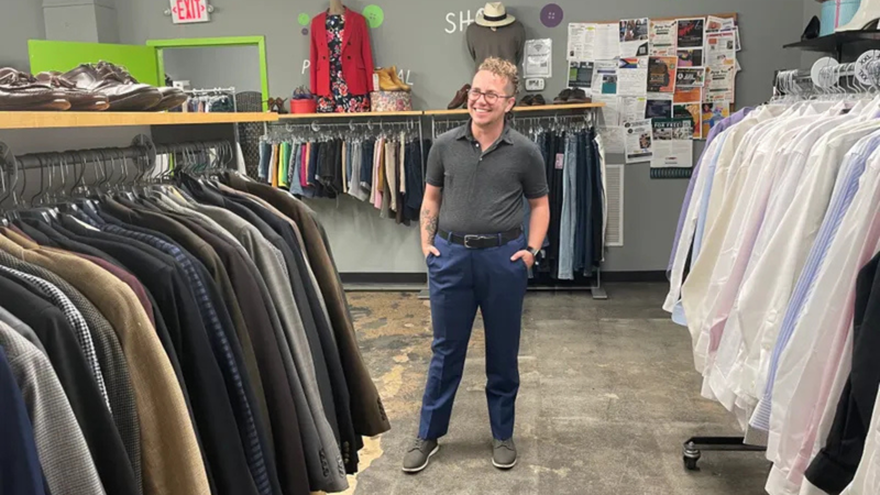 Mars Sharrock, program director of The Wardrobe.