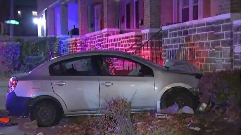 fatal car crash in North Philadelphia on Thursday, Nov. 29, 2024.