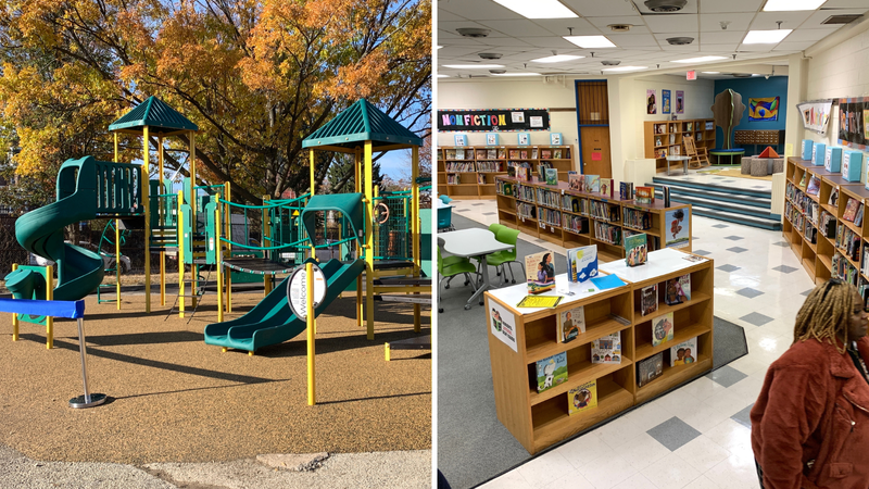 upgrades at John B. Kelly Elementary School in Germantown