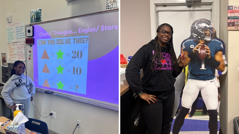Black Girls Love Math used the Super Bowl to help teach young girls math