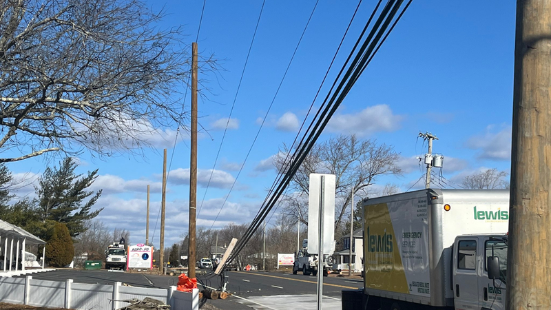 White Horse Pike at Spring Road in Winslow Township, New Jersey.
