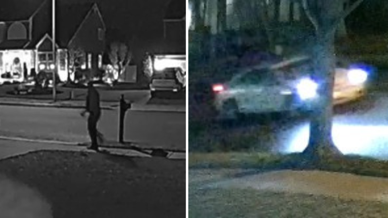 Car and suspect wanted in connection with an attempted armed robbery in Evesham Township on Feb. 27.