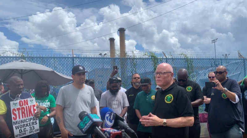 DC 33 members speak on July 7, 2025