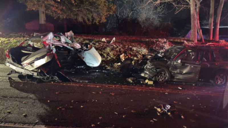 Fatal crash on Bristol Pike on Oct. 31, 2025.