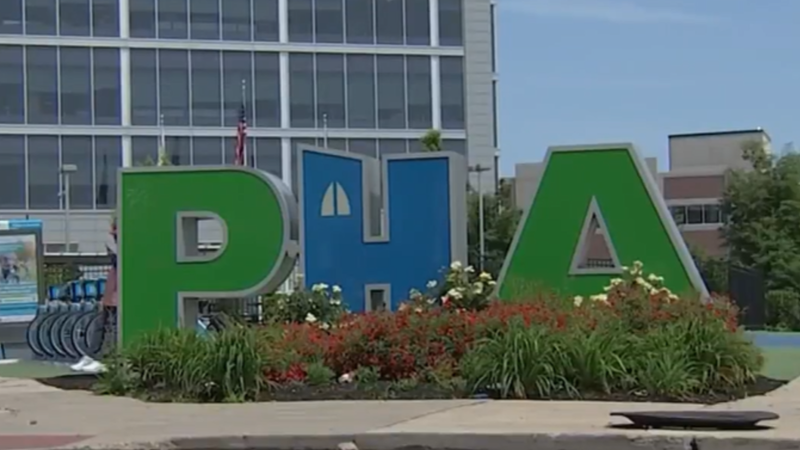 Philadelphia Housing Authority sign on Ridge Avenue