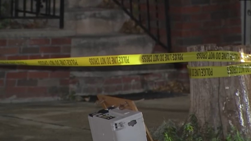 Shooting scene outside a Parkside home on Dec. 5, 2025.