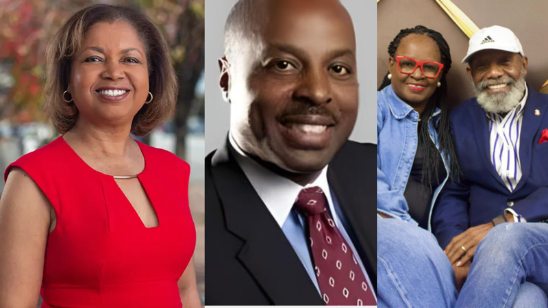 (L To R) "the co-chair of Hall Booth Smith, P.C’s Employment Group" Melanie Slaton   "journalist, lawyer and media consultant" Ben Holden "Let's Talk about it with the turner's" Host The Turner's