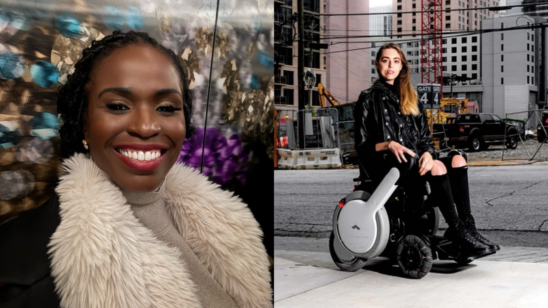 (L To R) "Executive Director of Barred Business" Bridgette Simpson, Chair of the City Of Atlanta Human Relations commission Carden Wyckoff 