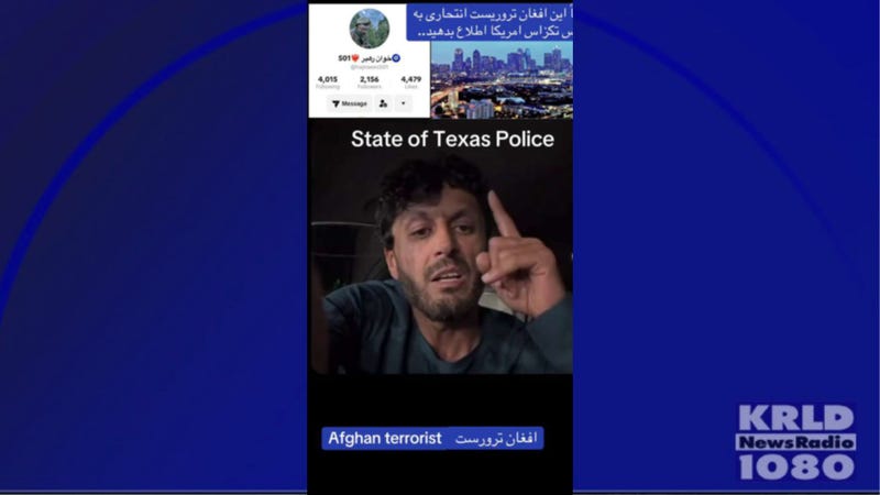 Social media screenshot of Mahammad Dawood Alokozay's video call