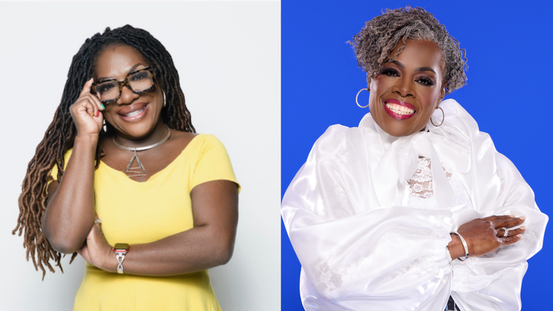 (L TO R) "Wake Up With Dee Morning Show Host" Dr. Dee Dawkins Haigler "Author, COACH, pastor, podcaster, retreat leader, self-care strategist and Speaker" Dr. Toni G. Alvarado