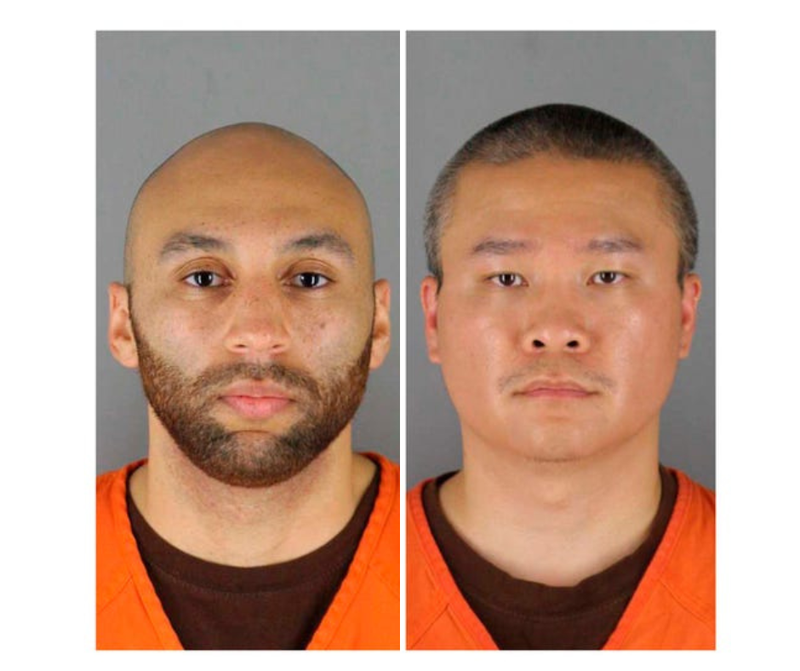 Former Minneapolis police officers J. Alexander Kueng and Tou Thao. 