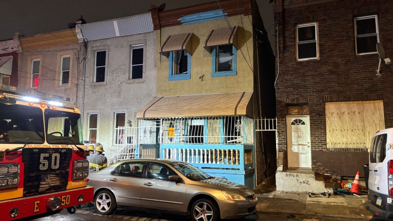 Rowhome Fire North Philadelphia