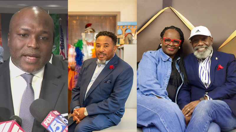 (L To R) "superintendent of Atlanta Public Schools" Dr. Bryan Johnson "superintendent of Dekalb County" Dr. Devon Horton "Lets Talk About It" The Turners