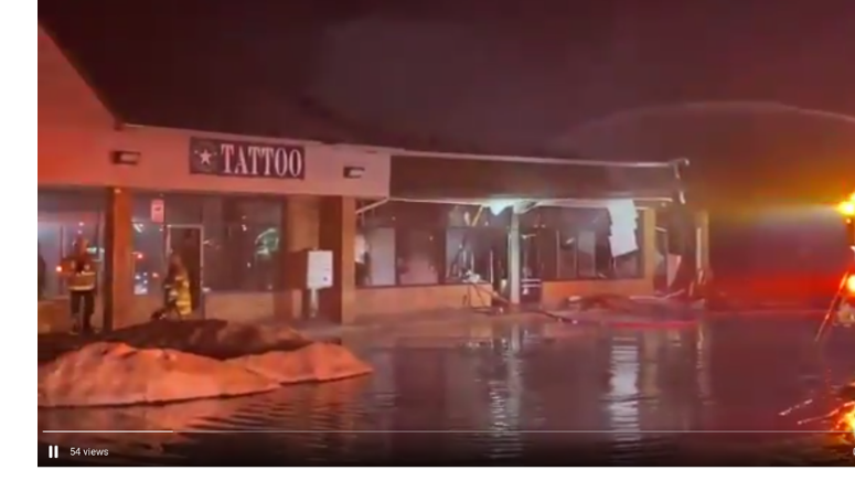 Blaze burns down strip mall in Brownstown Township