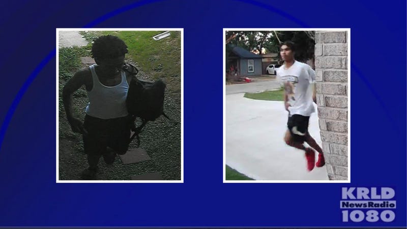 Police are looking for two suspects in connection to a deadly shooting in Sansom Park, Texas on June 21, 2024.