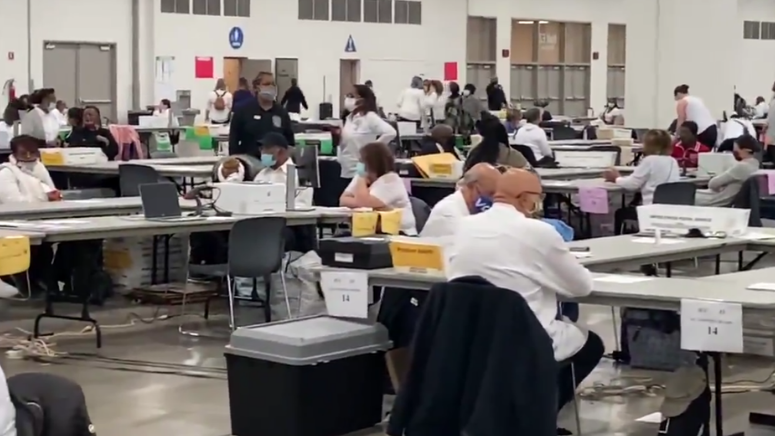 Hundreds of people counting Detroit ballots as Wayne County hangs in the presidential election balance