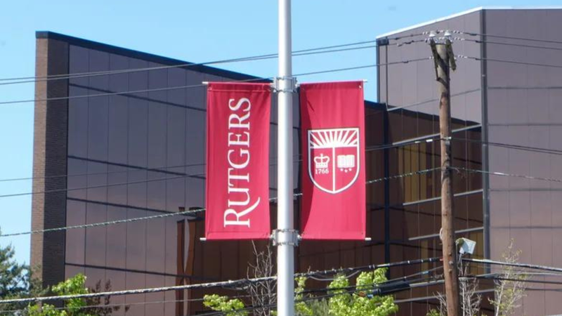 Rutgers University flags
