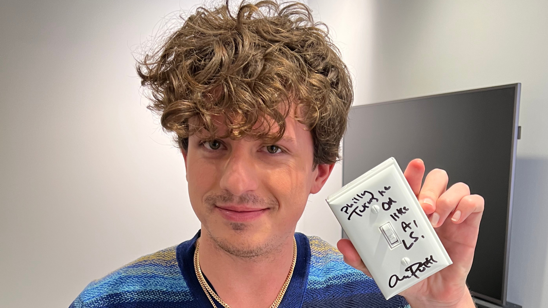 Charlie Puth Sets TDY World Record for Light Switch Flicks in 30 Seconds