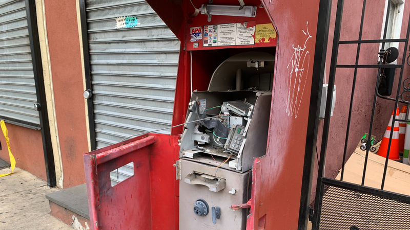 ATM explosion 