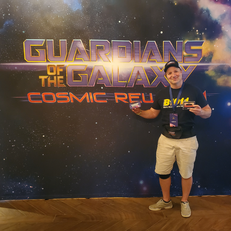 Bill at Guardians of the Galaxy: Cosmic Rewind 