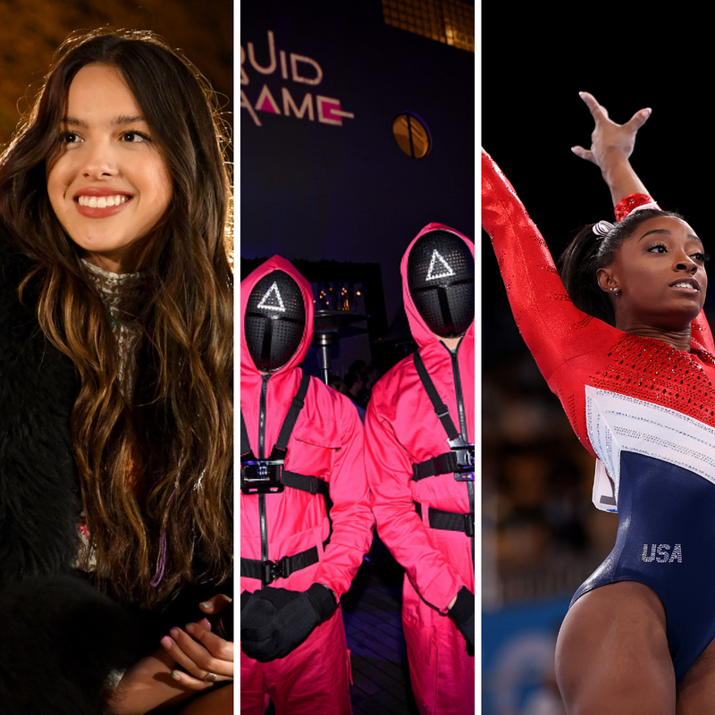 Olivia Rodrigo / Squid Games / Simone Biles