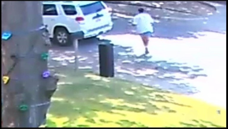 Surveillance footage shows likely suspect