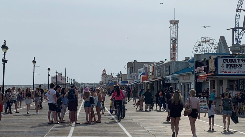 Ocean City New Jersey boardwalk