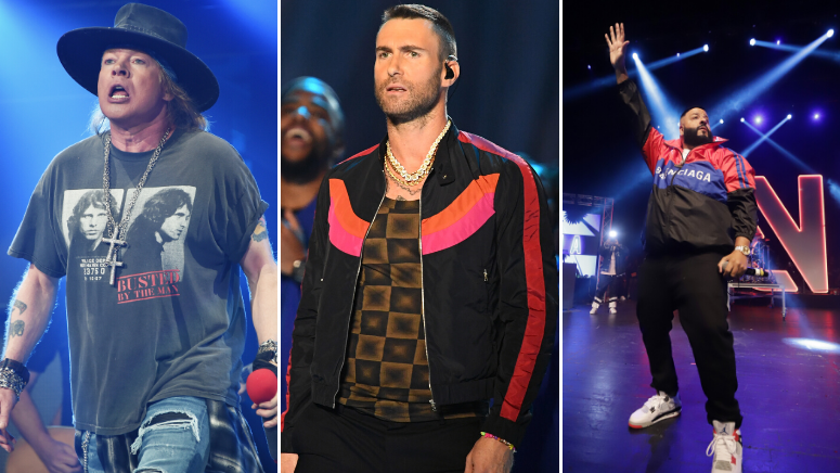 Guns N’ Roses, Maroon 5, DJ Khaled to Headline Super Bowl Music Fest