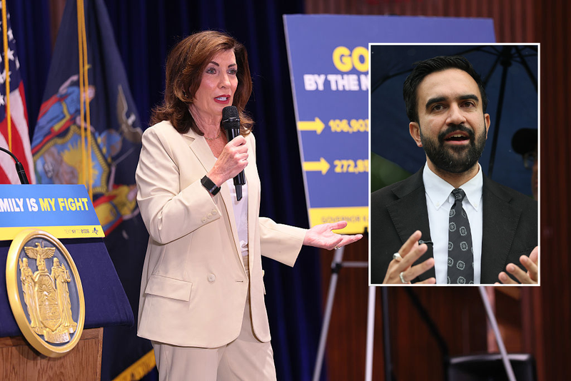 Gov. Kathy Hochul said she would work with democratic socialist Zohran Mamdani if he were to win the NYC mayor's race.