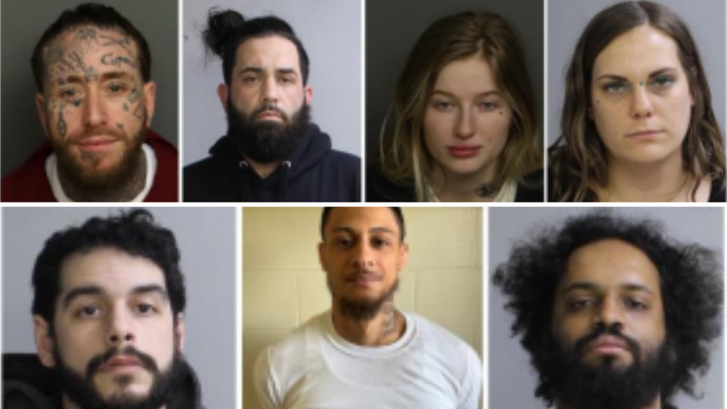 Scott Grondin, 42, Bella Kenna, 21; Anthony Figueroa-Marko, 34; Emanuel Torres, 32; Asad Sayed, 27; and Felicia McKinnell, 28, and Christopher McNelly, 26.