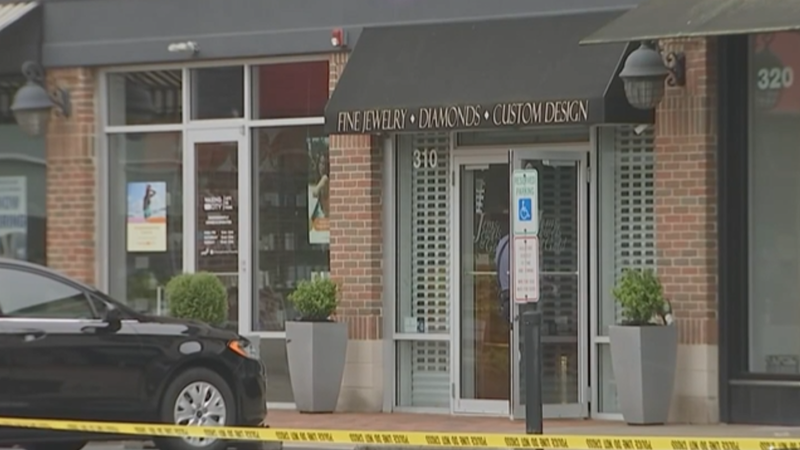 Horsham Robbery scene