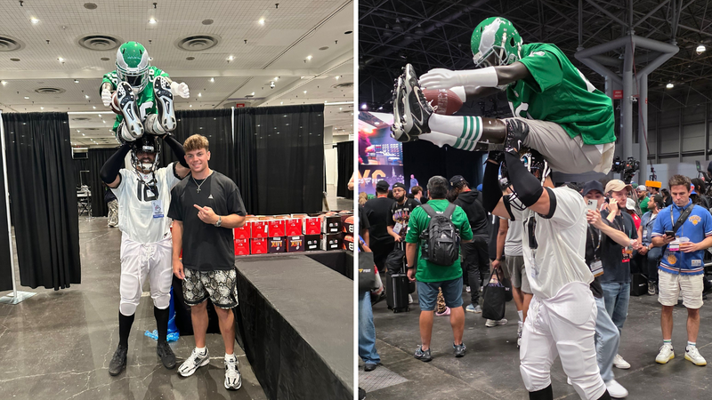 JJ Nesheiwat at Fanatics Fest in New York, 2025.