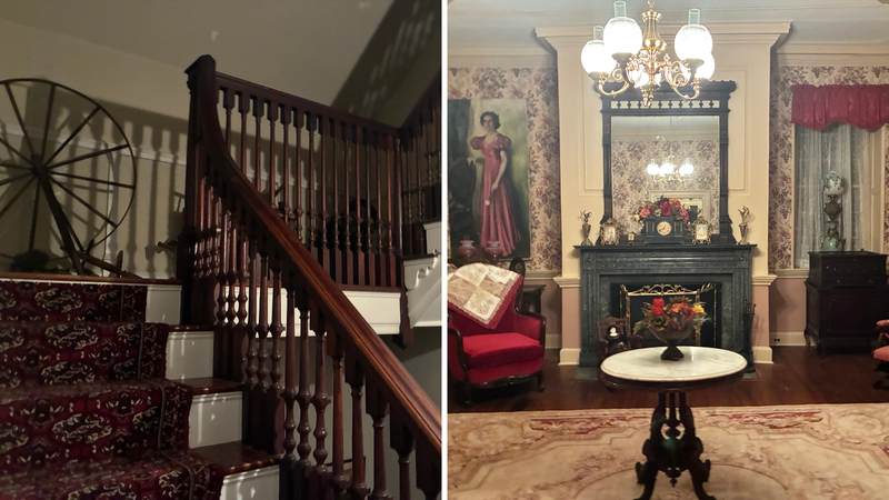 Inside of the Historic Summerseat mansion in Morrisville, Bucks County