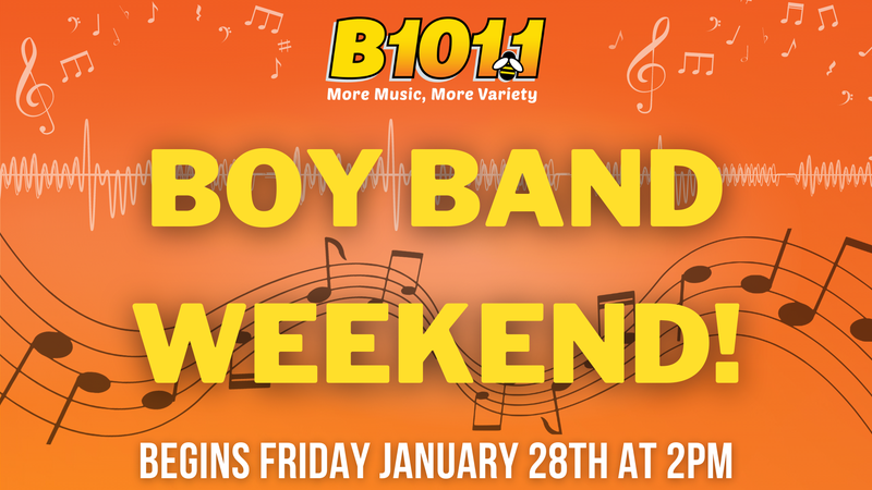 B101.1 More Music, More Variety - Begins Friday January 28th at 2PM