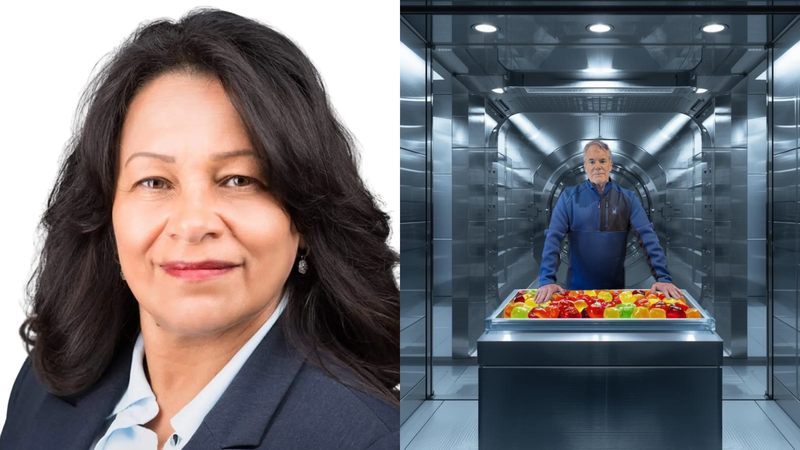 (L TO R) "Real estate 101 Host" Mary Gill "CBDMEE Owner" Toby Street