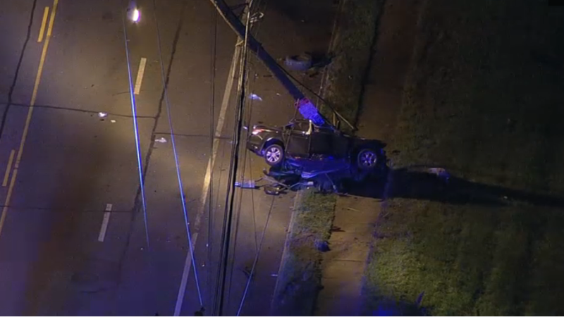Car crash in Holmesburg