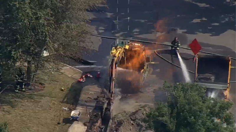 Gas main leak in Marlton, NJ