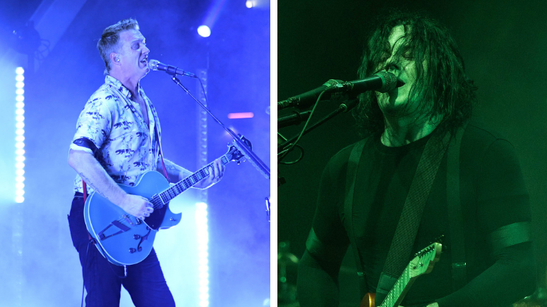 Josh Homme Jams With The Raconteurs On-Stage