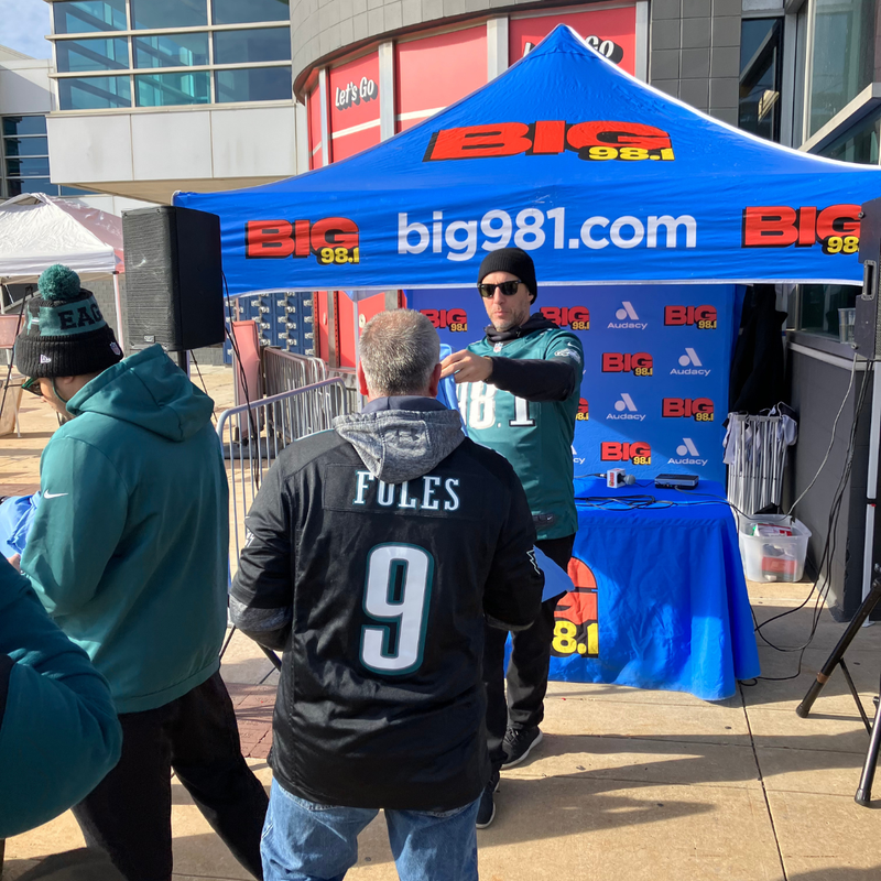BIG 98.1 Tailgate LIVE with Trey Morgan at Eagles vs. Titans