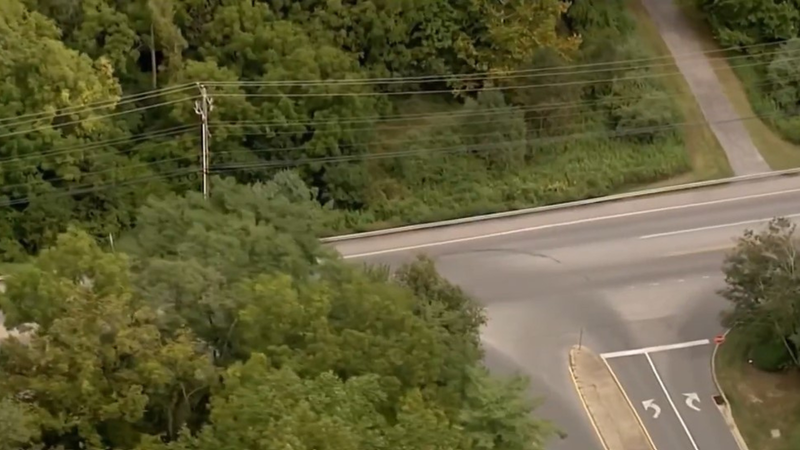 322 intersection where Malvern Prep student was killed in crash involving deer on Tuesday, Sept. 2.